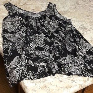 Maternity sleeveless tunic